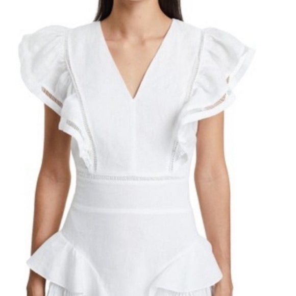 Isabel Marant Etoile Audrey Mini Ruffled Dress - Picture 2 of 2